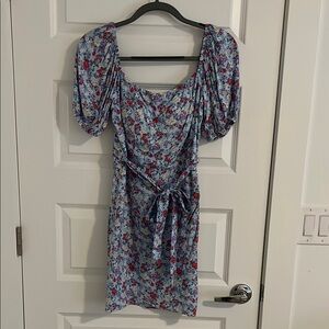 Floral Puff Sleeve Dress